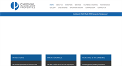 Desktop Screenshot of chignalproperties.com